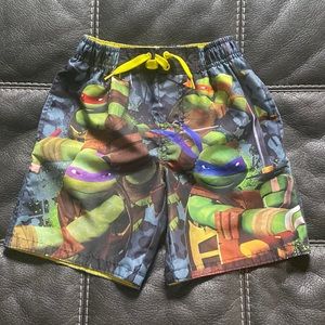 Nickelodeon Boys Ninja Turtles Swim Trunks